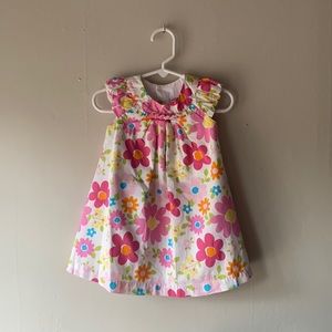 Carter’s Lined Pink Floral Spring/Summer Dress, 12 months